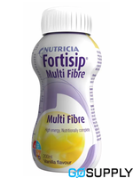 Fortisip Multi Fibre 200mL Bottle Vanilla - Ctn/24