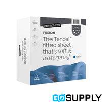 Fusion TENCEL™ Fitted Waterproof Sheets - Cobalt Sheet Set (King Single)