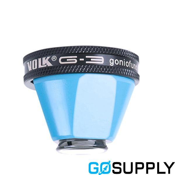 G-3 MIRROR GONIO FUNDUS LENS - Type: GLASS Flange: WITH FLANGE