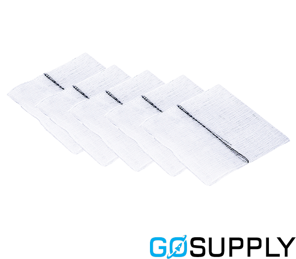 GAUZE SWAB - Size: 10cmx10cm Ply: 8 Ply Pack Size: 5PCS STER 50s