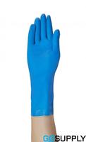 GLOVE ALPHATEC 79-700 NITRILE AQUADRI BLUE - Size: 8 - Carton (144 Single)