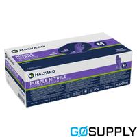 GLOVE EXAM NITRILE - Size: Medium Type: Safeskin Color: Purple - Packet (100 Single)