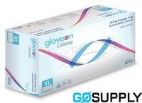 GLOVE EXAM NITRILE (Small · Celeste · Violet Blue) - Packet