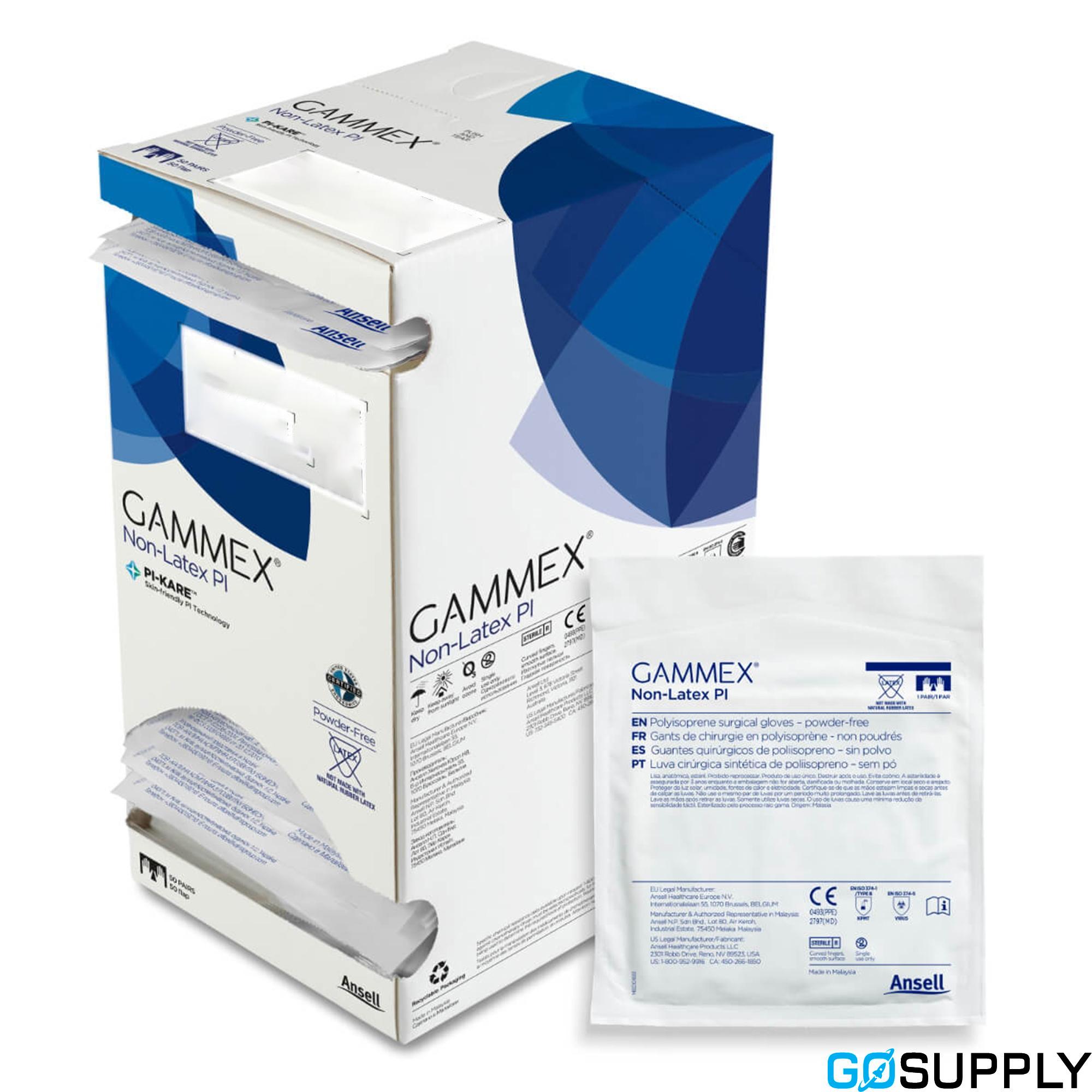 Gammex Latex Standard Size 8.0 Latex Surgical Sterile Gloves