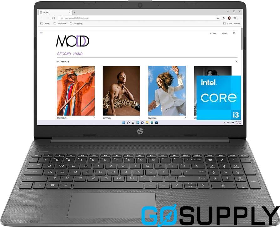 HP 15.6-inch i3-1215U/8GB/512GB SSD Laptop - Black