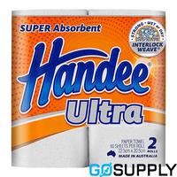 Handee Towel Ultra White Twin