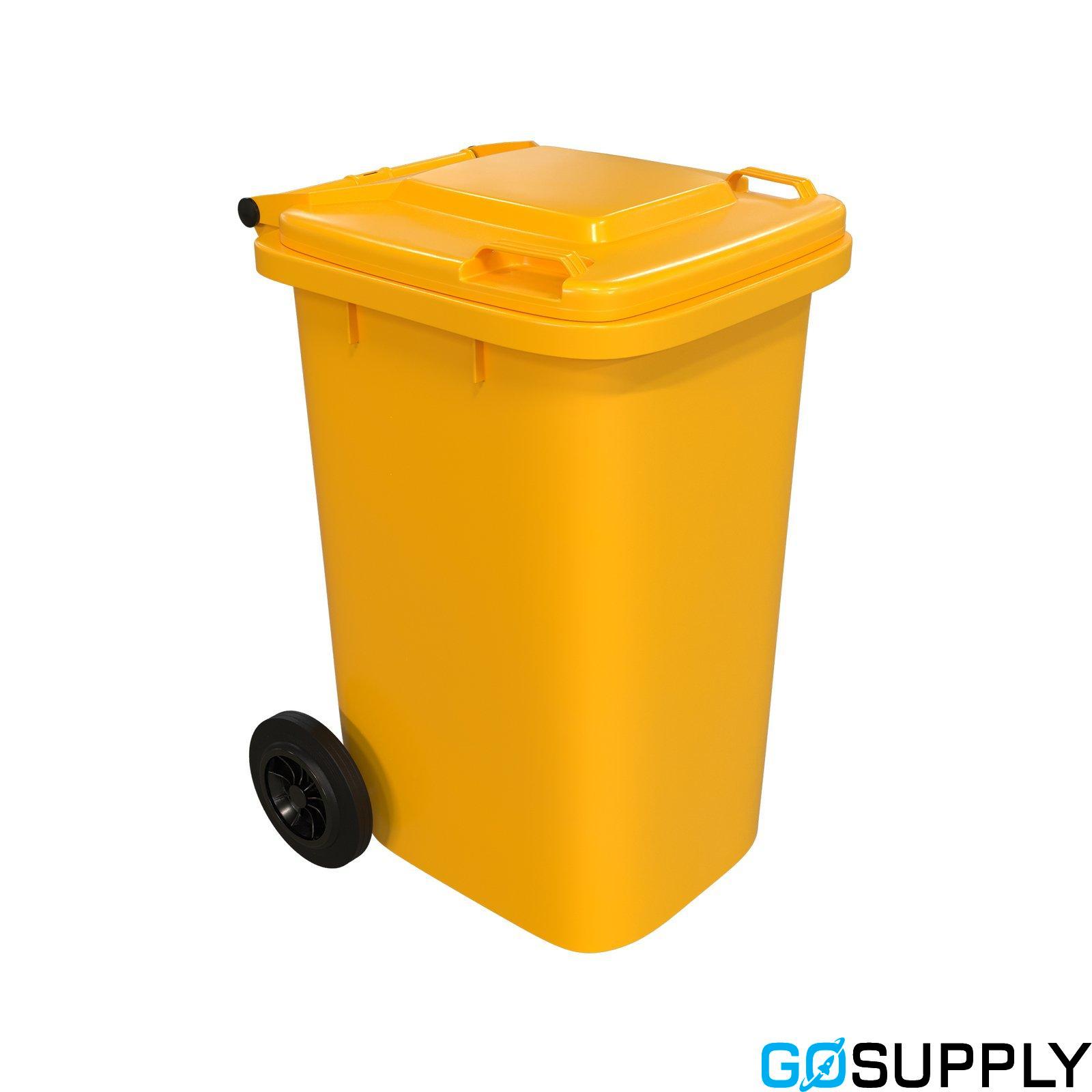 Handy 100L Yellow Wheelie Bin