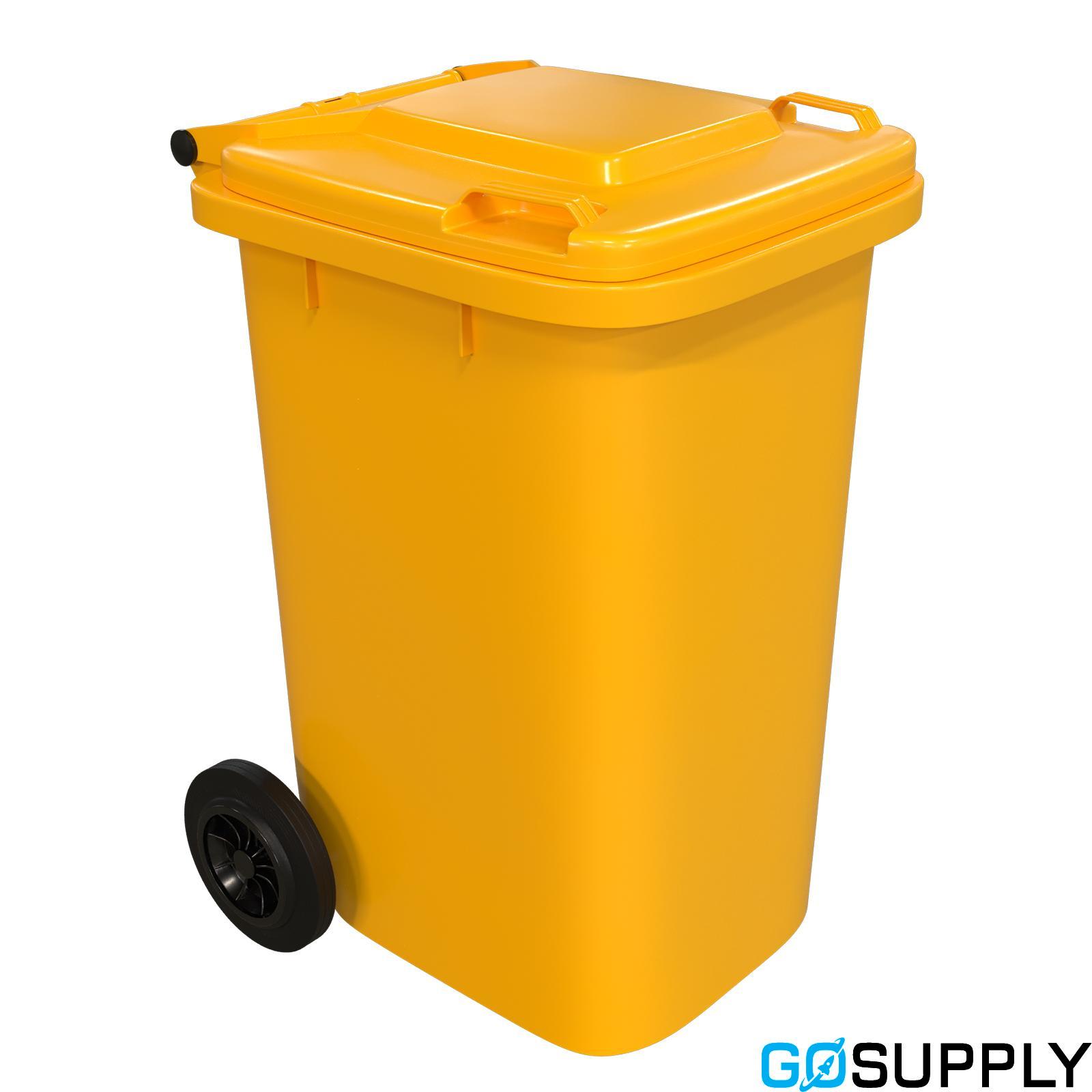 Handy 100L Yellow Wheelie Bin