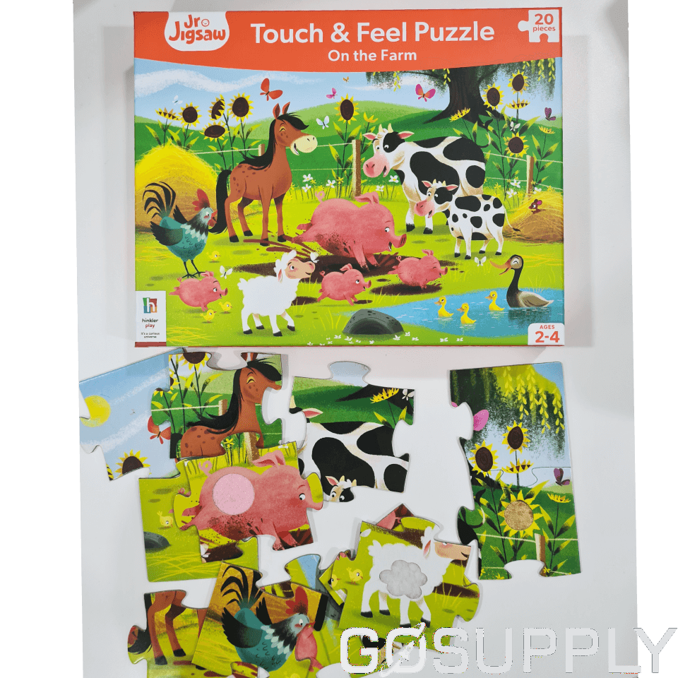 Hinkler On The Farm Touch & Feel Jigsaw Puzzle