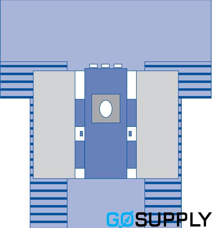 Hip Surgical Drape with Pouches