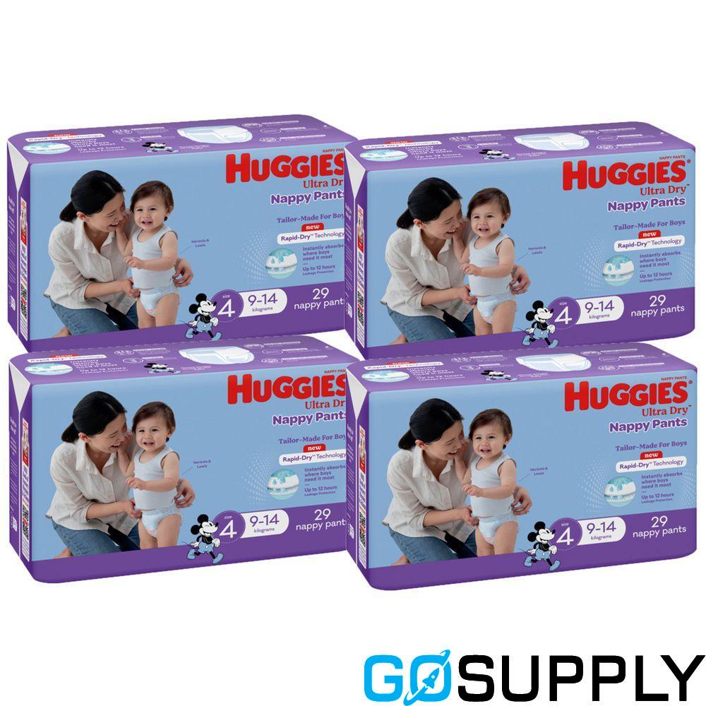 Huggies Nappy Pants Toddler Boy Size 4 