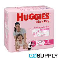 Huggies Ultra Dry Nappies for Girls (Girls · 4) - Packet