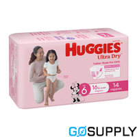 Huggies Ultra Dry Nappies for Girls (Girls · 6) - Carton