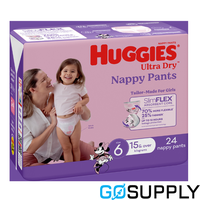 Huggies Ultra Dry Nappy Pants (6 · 15kg+) - Packet