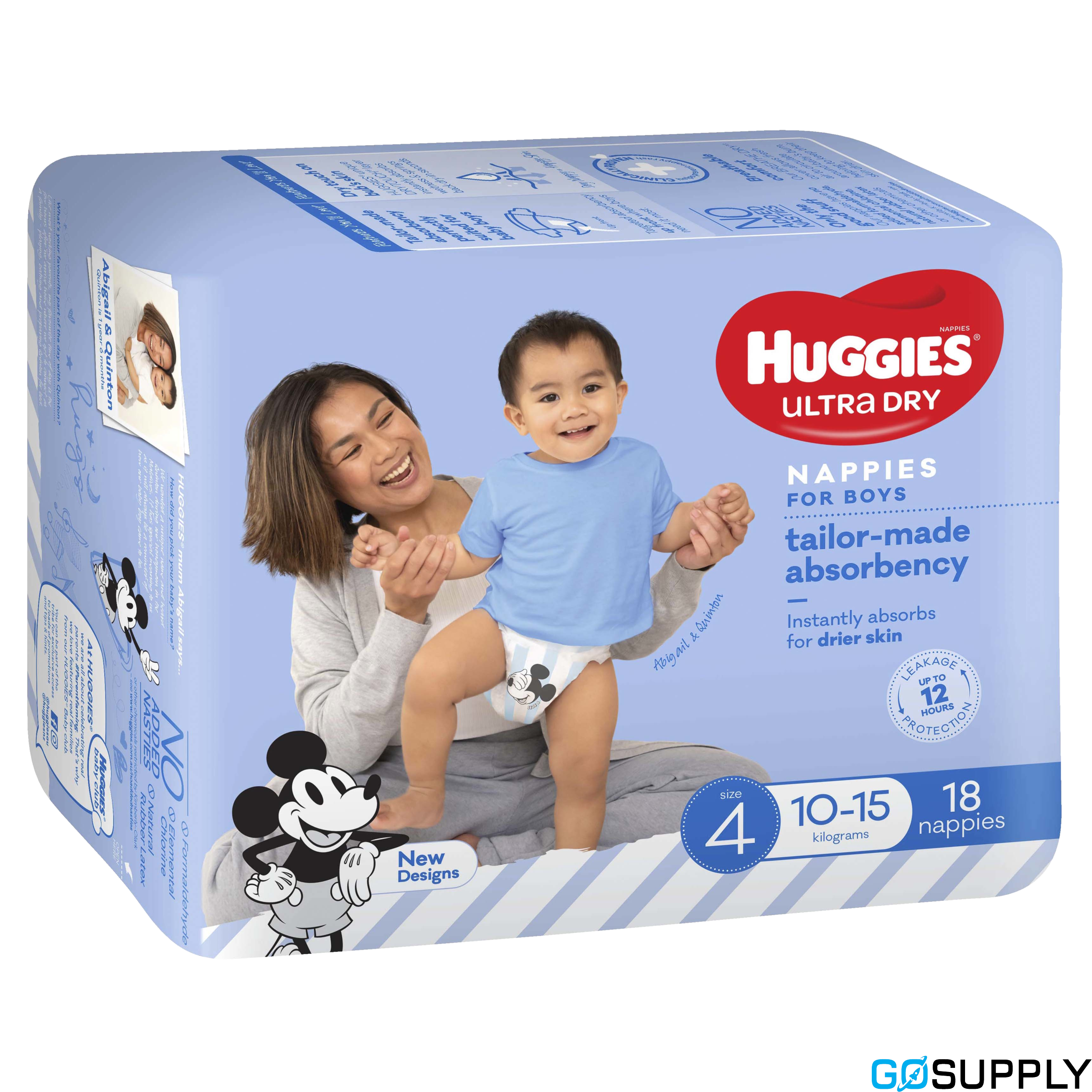 Huggies Ultra Dry for Boys Size 4