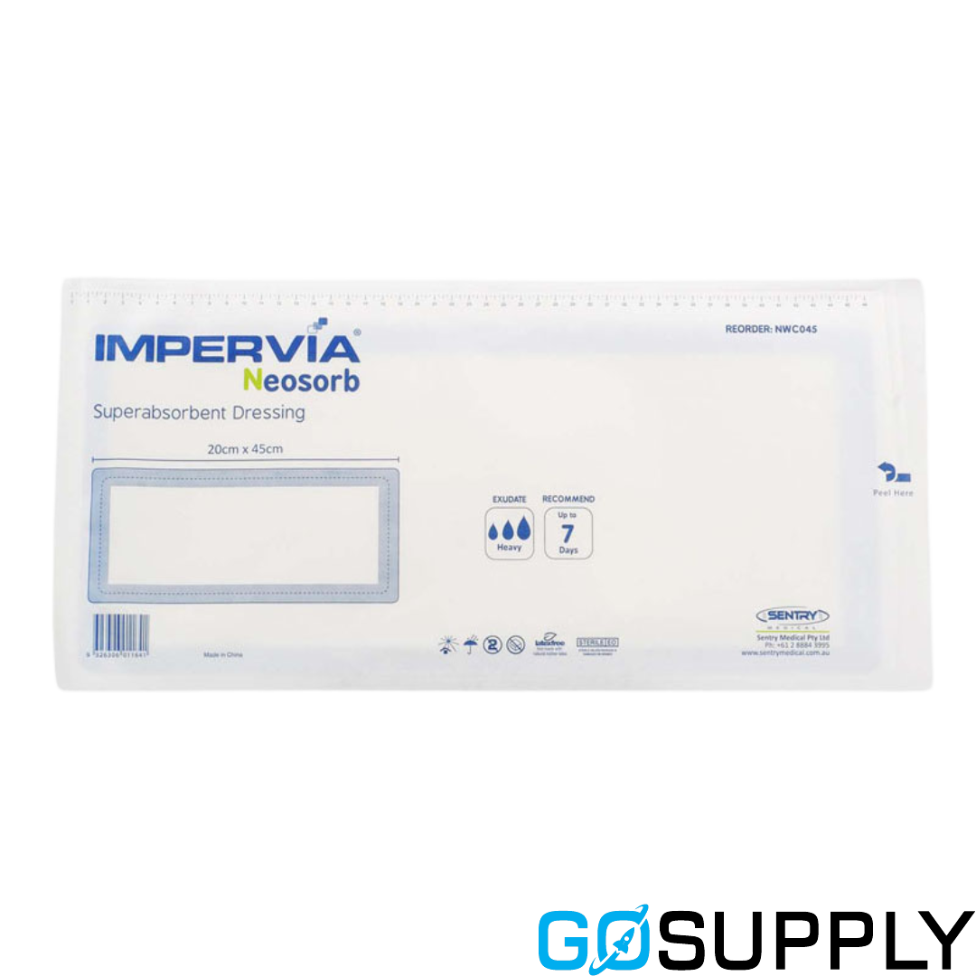 Impervia Neosorb Superabsorbent Dressing (15 cm x 20 cm)
