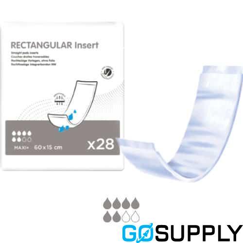 Ontex Rectangular Inserts Incontinence Booster Pads 1050 ml (1050ml · Maxi)