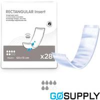 Ontex Rectangular Inserts Incontinence Booster Pads 1050 ml (1050ml · Maxi)