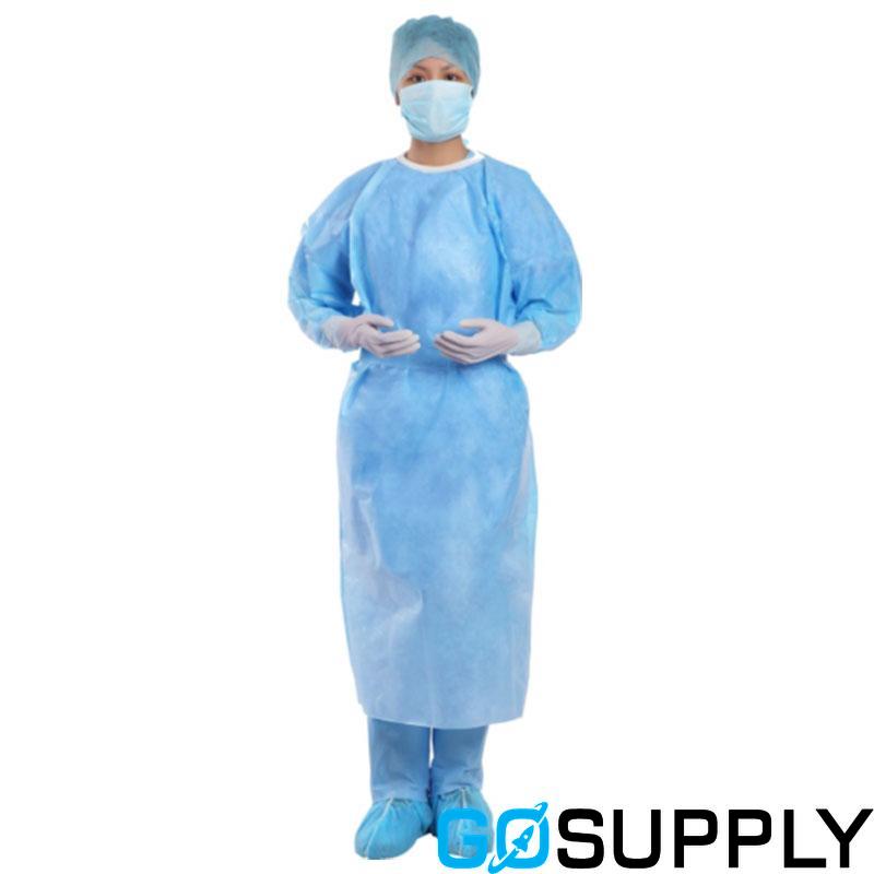 Isolation Gown (Regular) Blue 1s