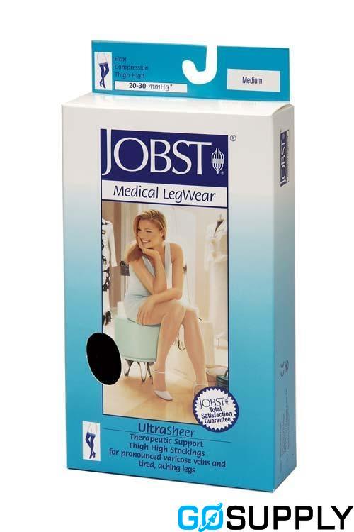 JOBST USHEER - Size: Medium Color: Black Length: Thigh High Compression Level: 20-30