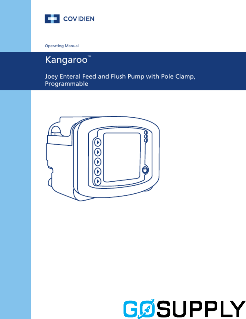 Kangaroo ePump Enteral Feeding Pump - Includes: Pole Clamp