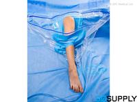 Knee Arthroscopy Drape with Side Pouches - Carton