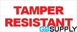 LABEL TAMPER RESISTANT SHORT - Dimensions: 35X15MM Labels per Roll: 1000