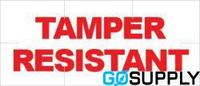 LABEL TAMPER RESISTANT SHORT - Dimensions: 35X15MM Labels per Roll: 1000