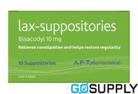LAX SUPPOSITORIES - Dosage: 10MG - Packet (10 Single)