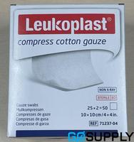 LEUKOPLAST COMP COTTON GAUZE STERILE - Ply: 8PLY Size: 10X10CM Color: WHITE - Box (50 Single)