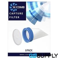 LICETEC V-COMB CAPTURE FILTERS - Packet (8 Single)