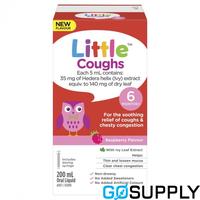 LITTLE COUGHS ORAL LIQUID - Volume: 200ML Flavour: Raspberry
