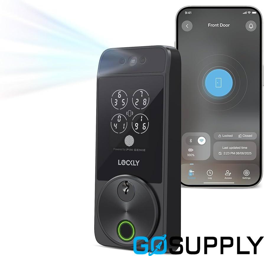 Lockly Visage Zeno Series Facial Recognition Deadbolt