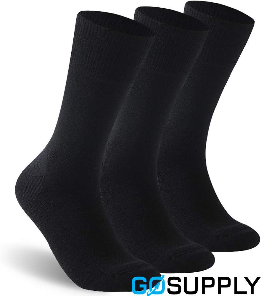 Loose Top Crew Seamless Feel Sock (Adults) - Black