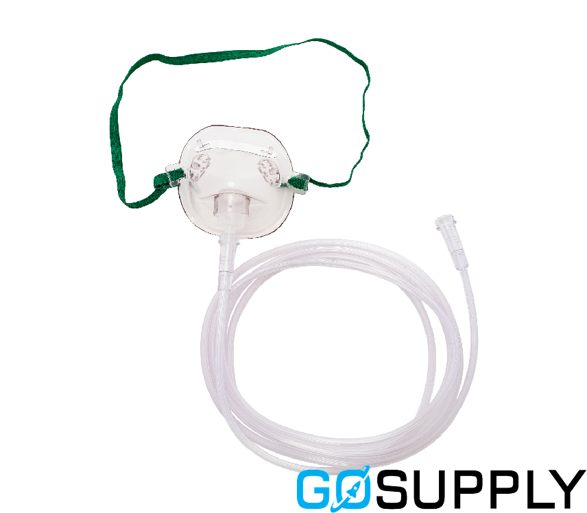 MASK OXYGEN CHILD KIT - Tubing Length: 2.1M