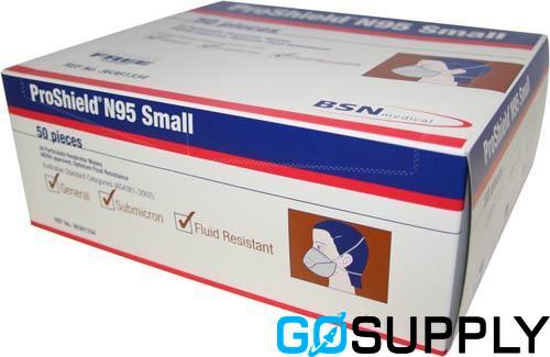 MASK SURGICAL PROSHIELD N95 - Size: Small Color: Orange Fluid Resistance: Yes