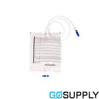 MDevices Urine Bag - 2000mL T-Tap Non-Return Valve 110cm Tubing x1