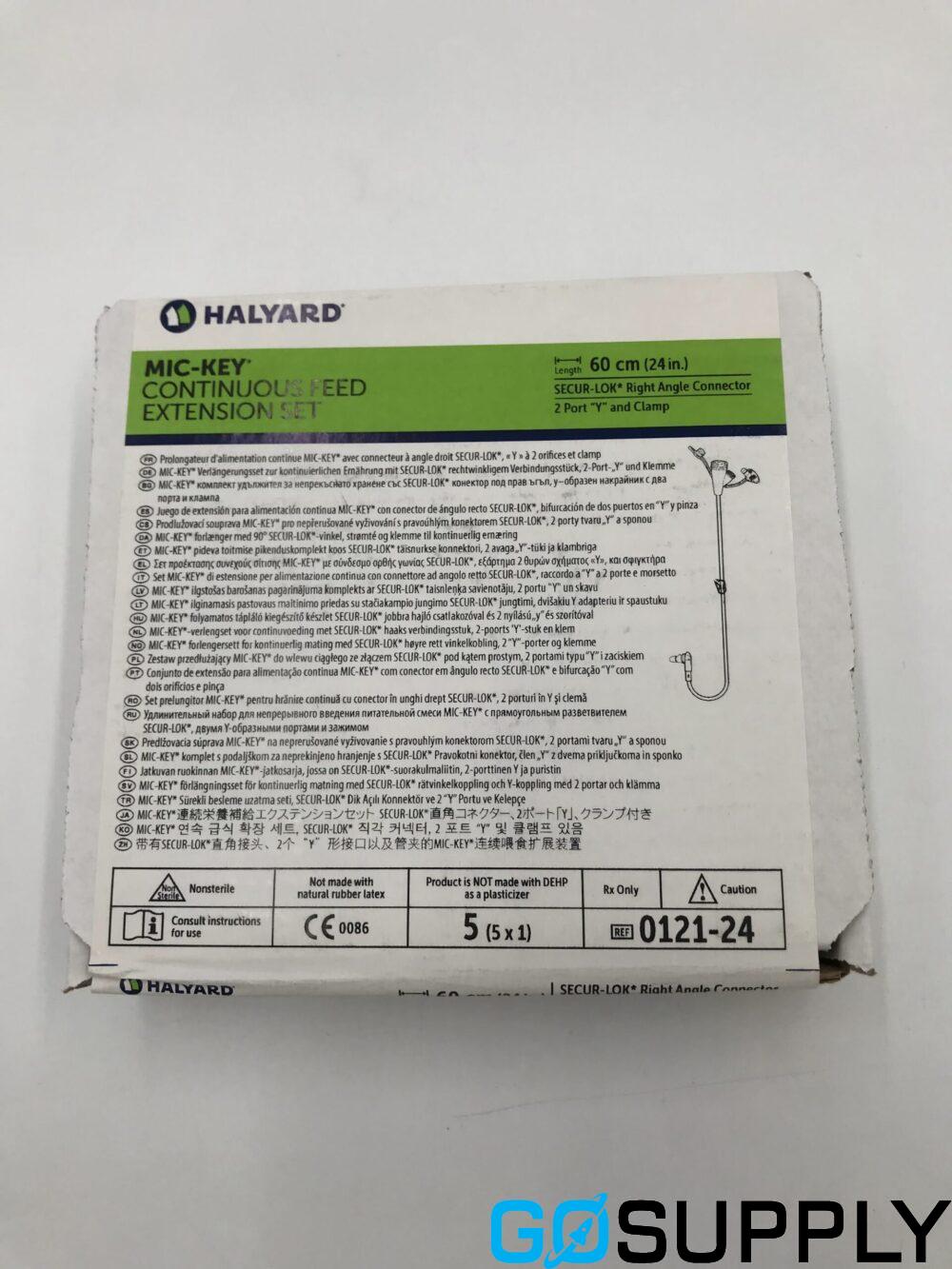 MIC-KEY* Extension Set - Length: 60cm Connector Type: SECURE-LOK* Right-Angle Ports: 2 x "Y'