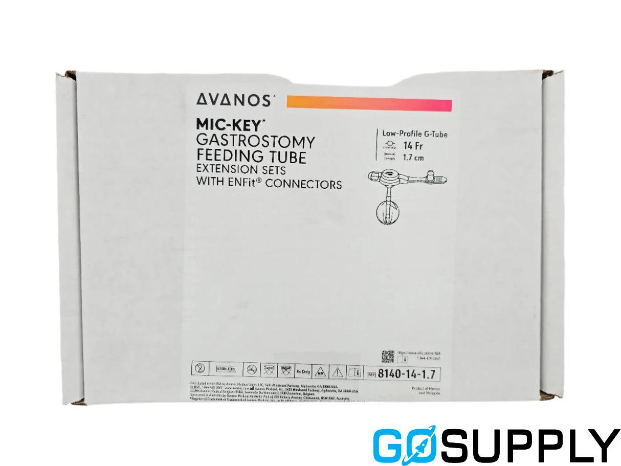 MIC-KEY Low-Profile Balloon Gastrostomy Button with ENFit Extension Sets (1.7cm · 18Fr)