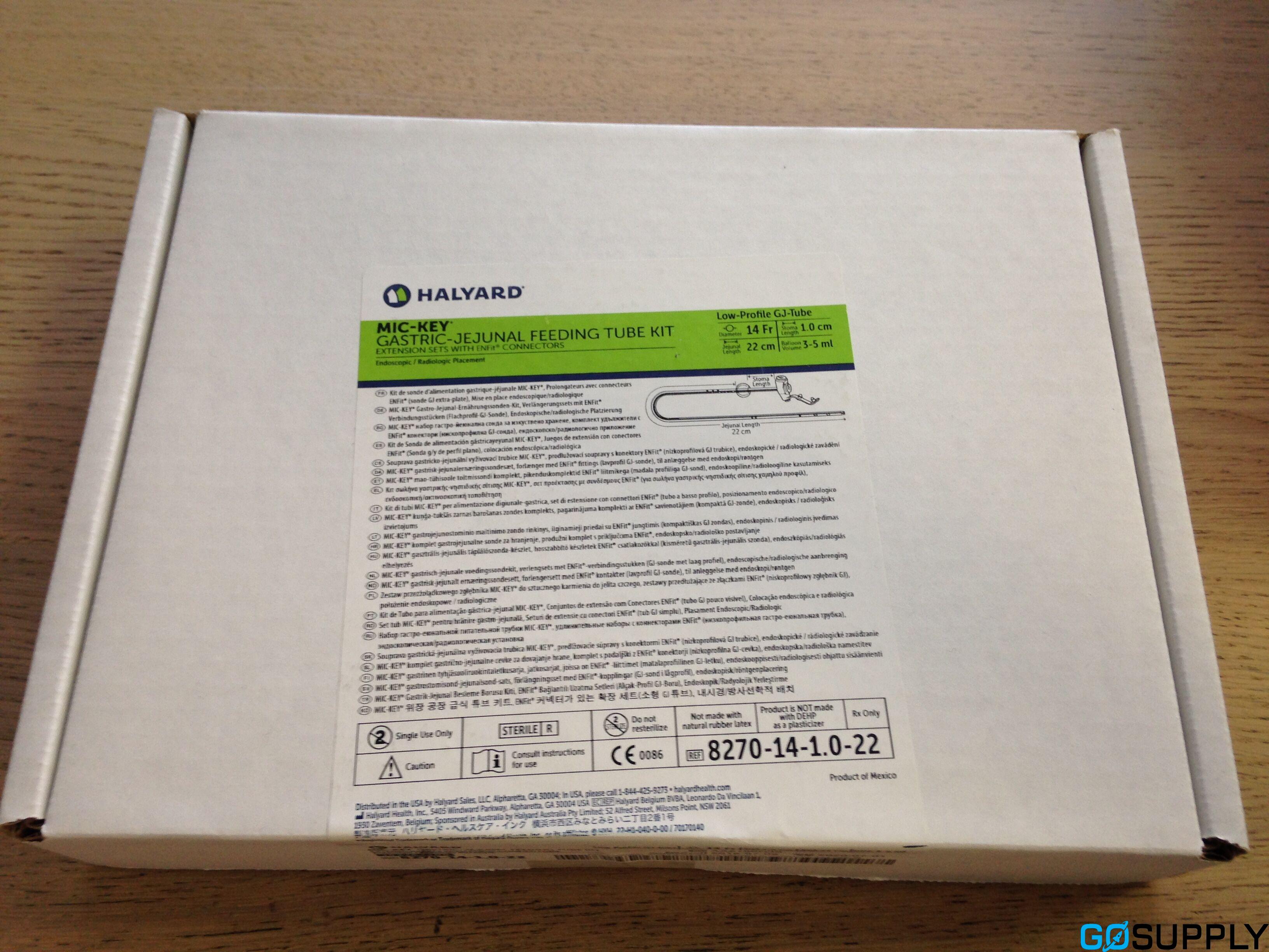 MIC-KEY Low-Profile GJ Feeding Tube (14Fr · 1.0cm · 22cm)