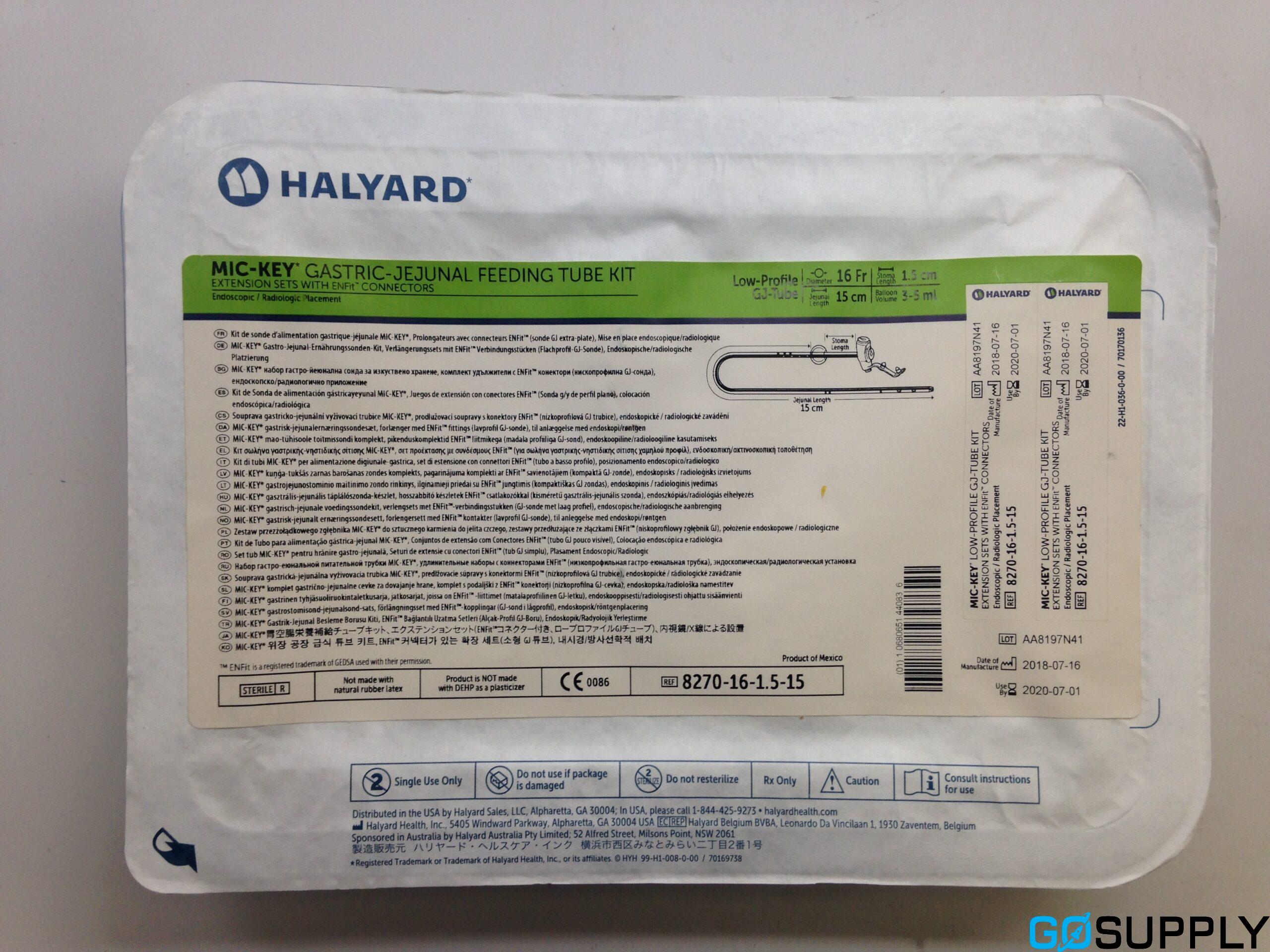 MIC-KEY Low-Profile GJ Feeding Tube (14Fr · 1.5cm · 15cm)