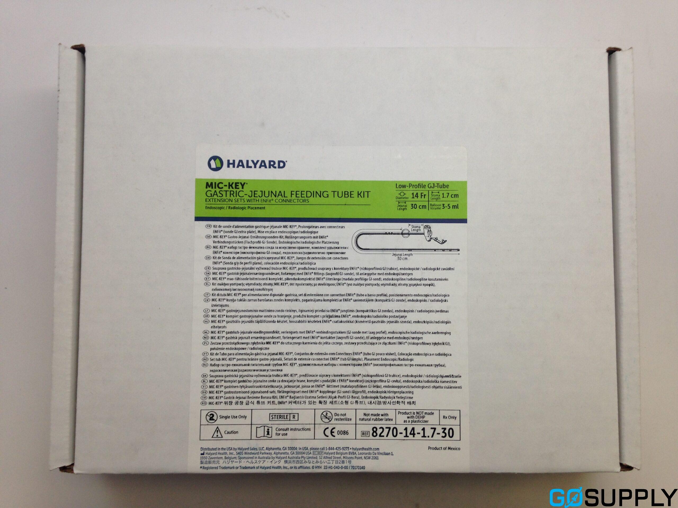MIC-KEY Low-Profile GJ Feeding Tube (14Fr · 1.7cm · 30cm)