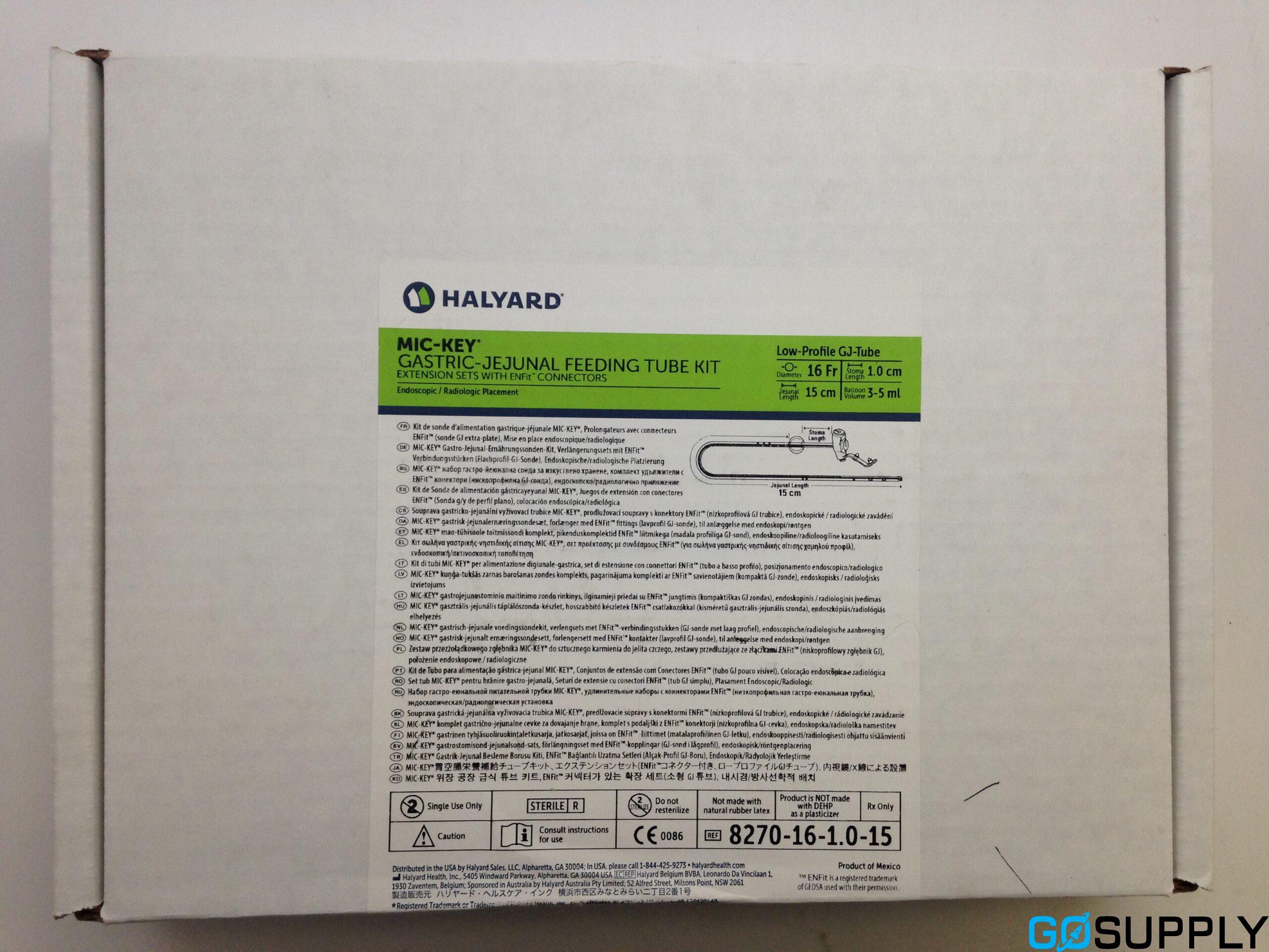 MIC-KEY Low-Profile GJ Feeding Tube (16Fr · 1.0cm · 15cm)