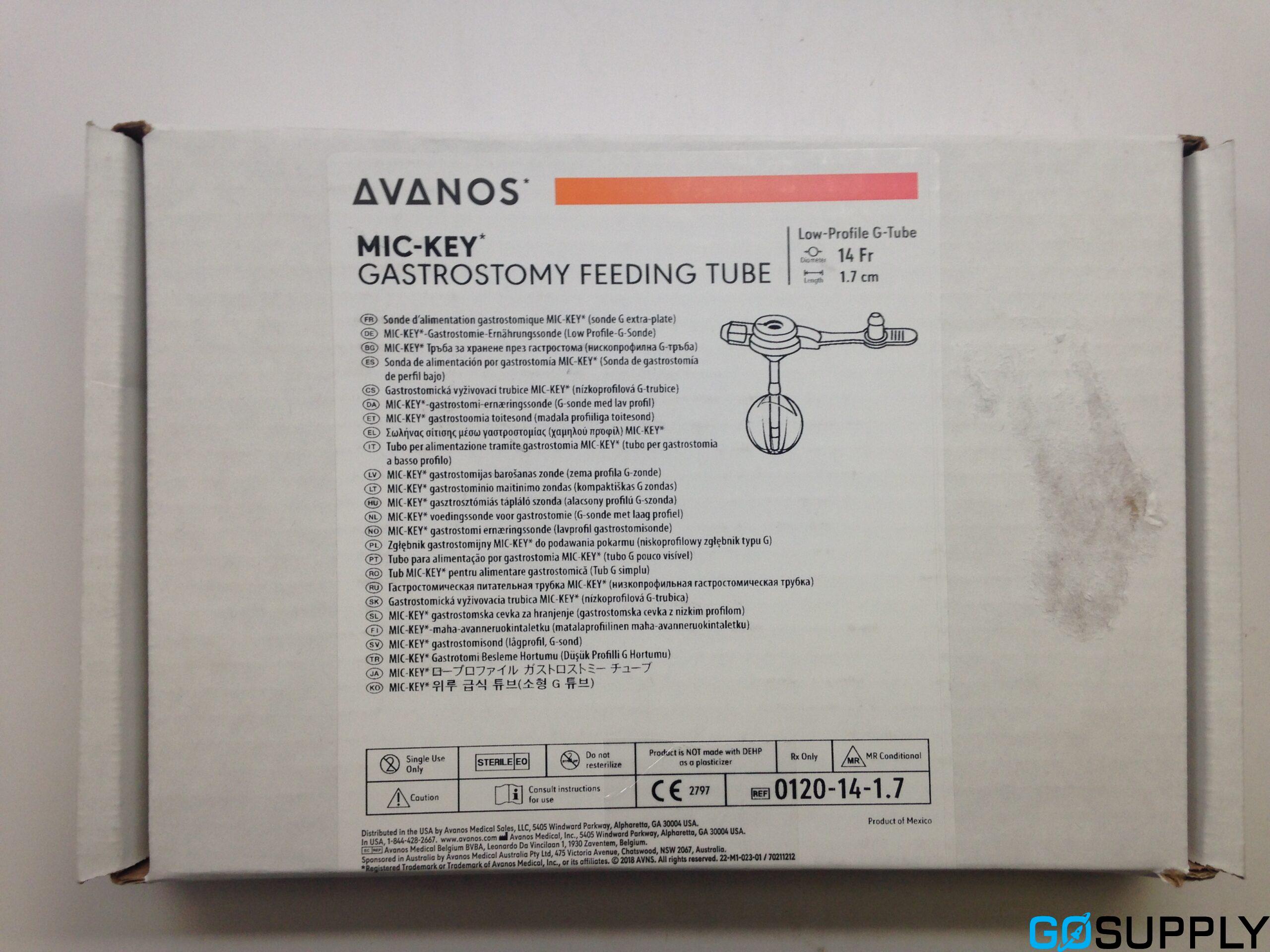 MIC-KEY Low-Profile GJ Feeding Tube (18Fr · 1.7cm · 22cm)