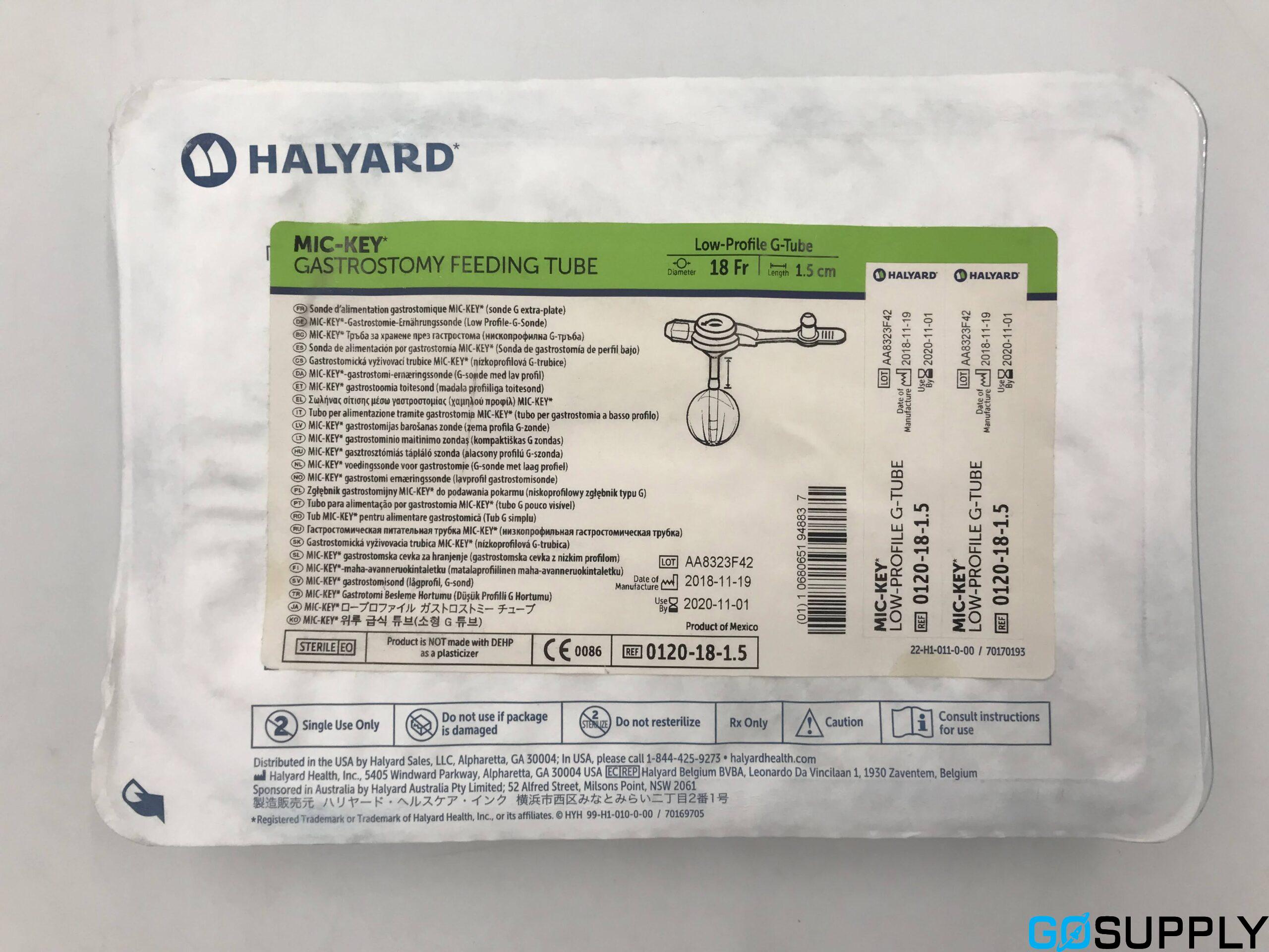 MIC-KEY Low-Profile GJ Feeding Tube (18Fr · 1.5cm · 30cm)