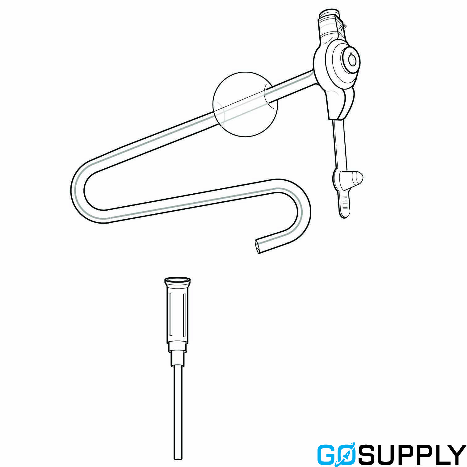 MIC-KEY Low-Profile Jejunal Feeding Tube (4.0cm · 14Fr)