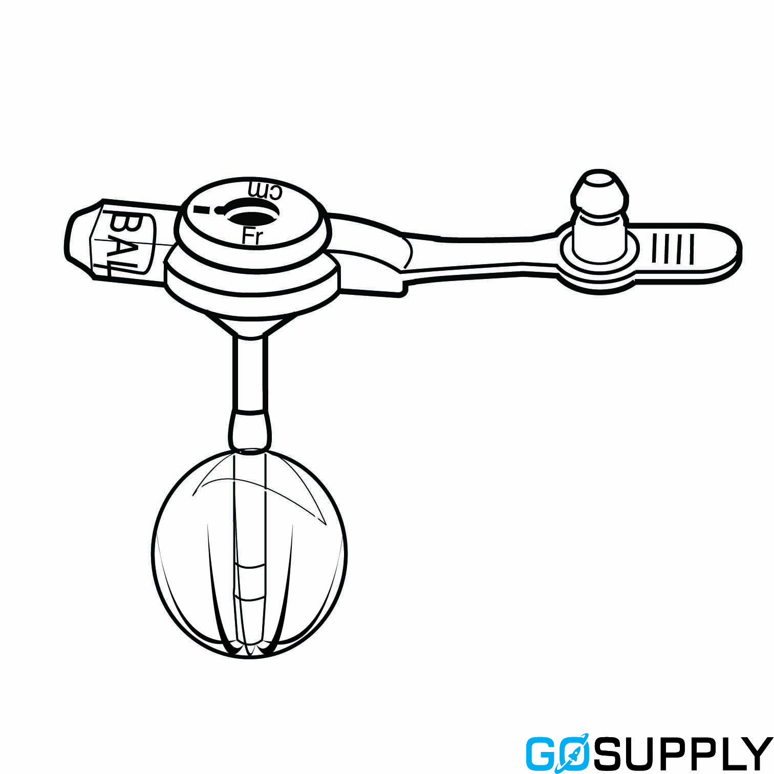 MIC-KEY Low Profile Balloon Gastrostomy Feeding Tube - Size: 16Fr Length: 4.0cm
