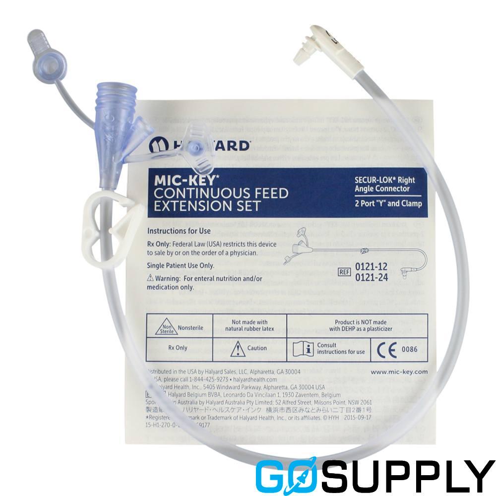 MIC-KEY Right-Angle Medication Extension Set