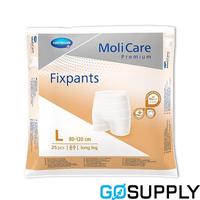 MOLICARE PREM FIXPANTS - Size: LARGE Type: LONG Color: BROWN Waist/Hip: 80-120CM - Packet (25 Single)