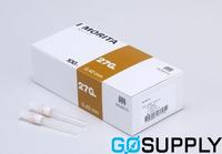 MORITA DENTAL NEEDLE - Color: BEIGE Gauge: 27G Length: 41MM - Packet (100 Single)